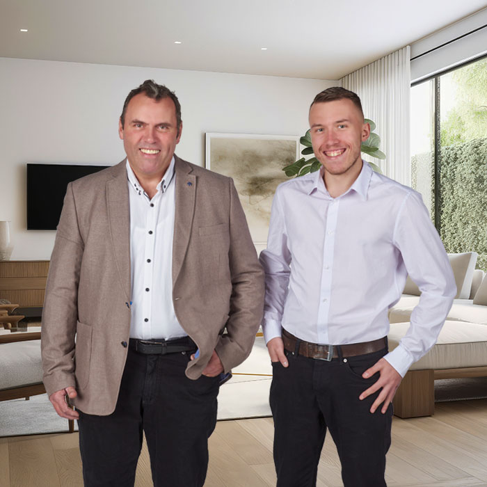 Modern eingerichtetes Wohnzimmer in gepflegter Mietwohnung unter Verwaltung einer Immobilienverwaltung